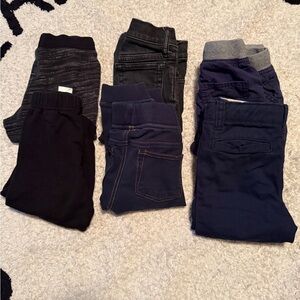 Assorted Black and Blue Pants Collection